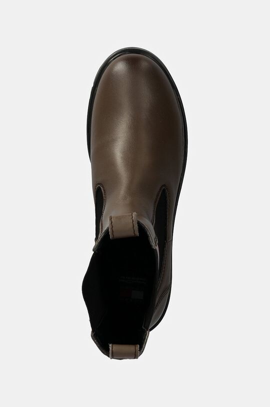 Кожаные ботинки челси TJW LONG CHELSEA BOOT Tommy Jeans, коричневый — фото 4