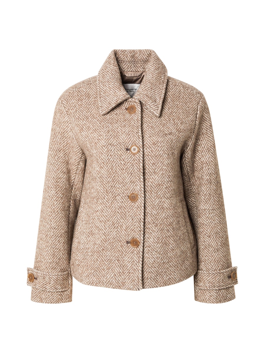 

Куртка межсезонная Abercrombie & Fitch, бежевый