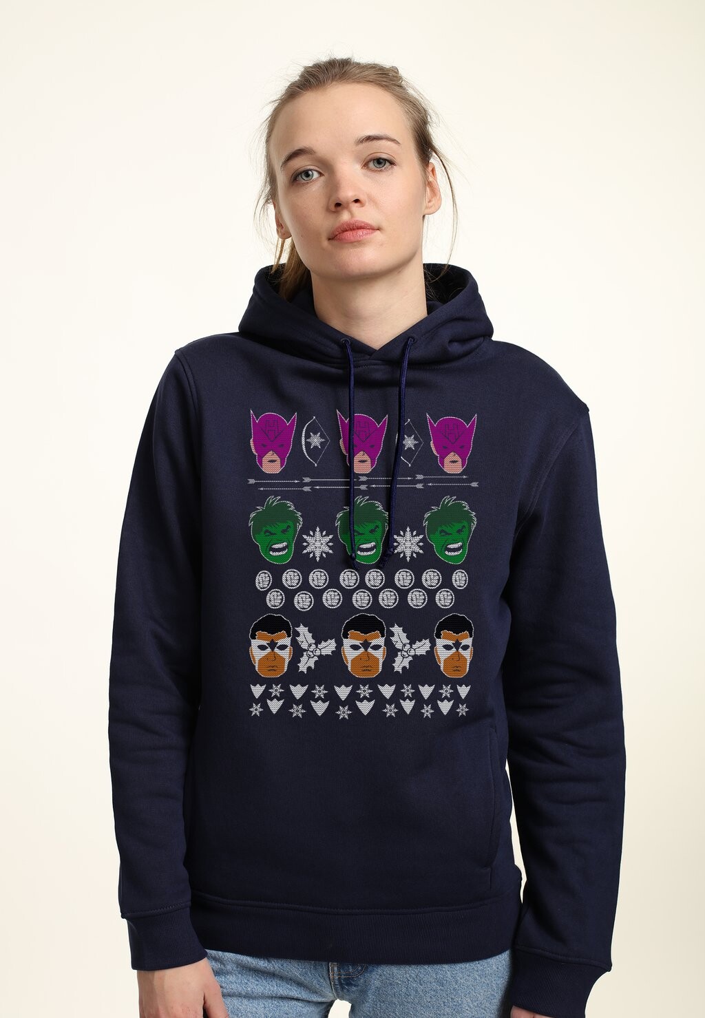 

Толстовка с капюшоном AVENGERS CLASSIC AVENGERS SWEATER Marvel, темно-синий
