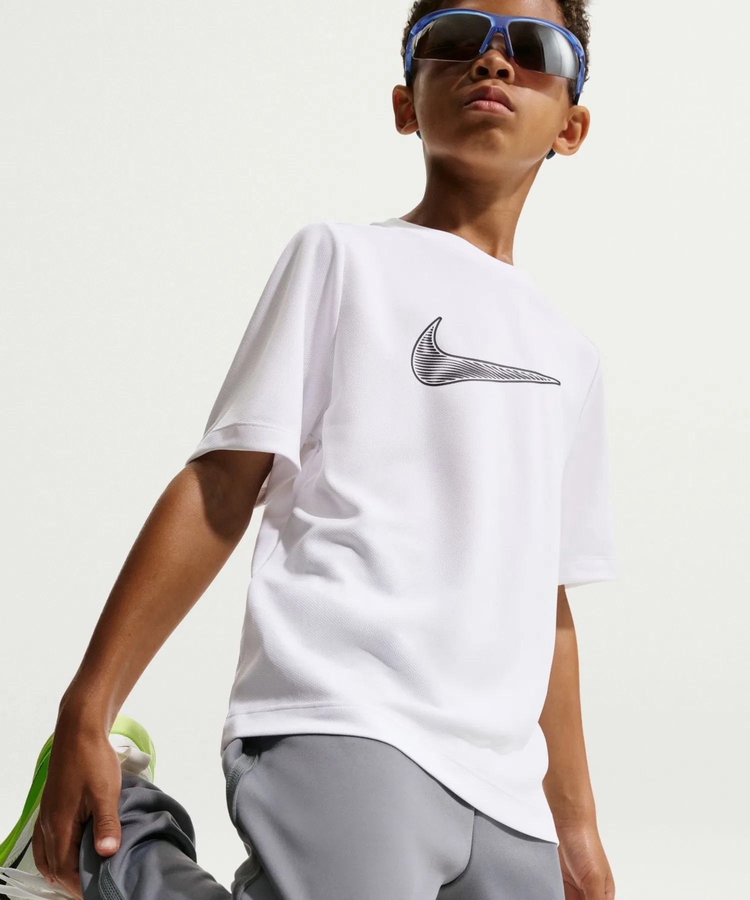 Детская футболка NIKE YTH DF MULTI S/S TOP HBR — фото 4