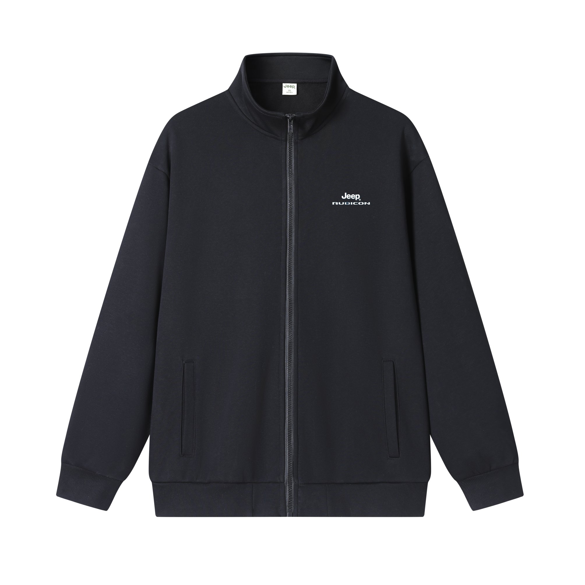 

Свитшот Unisex Stand Collar Moderate Plus Size Jeep, ja49-pure черный[jeep]