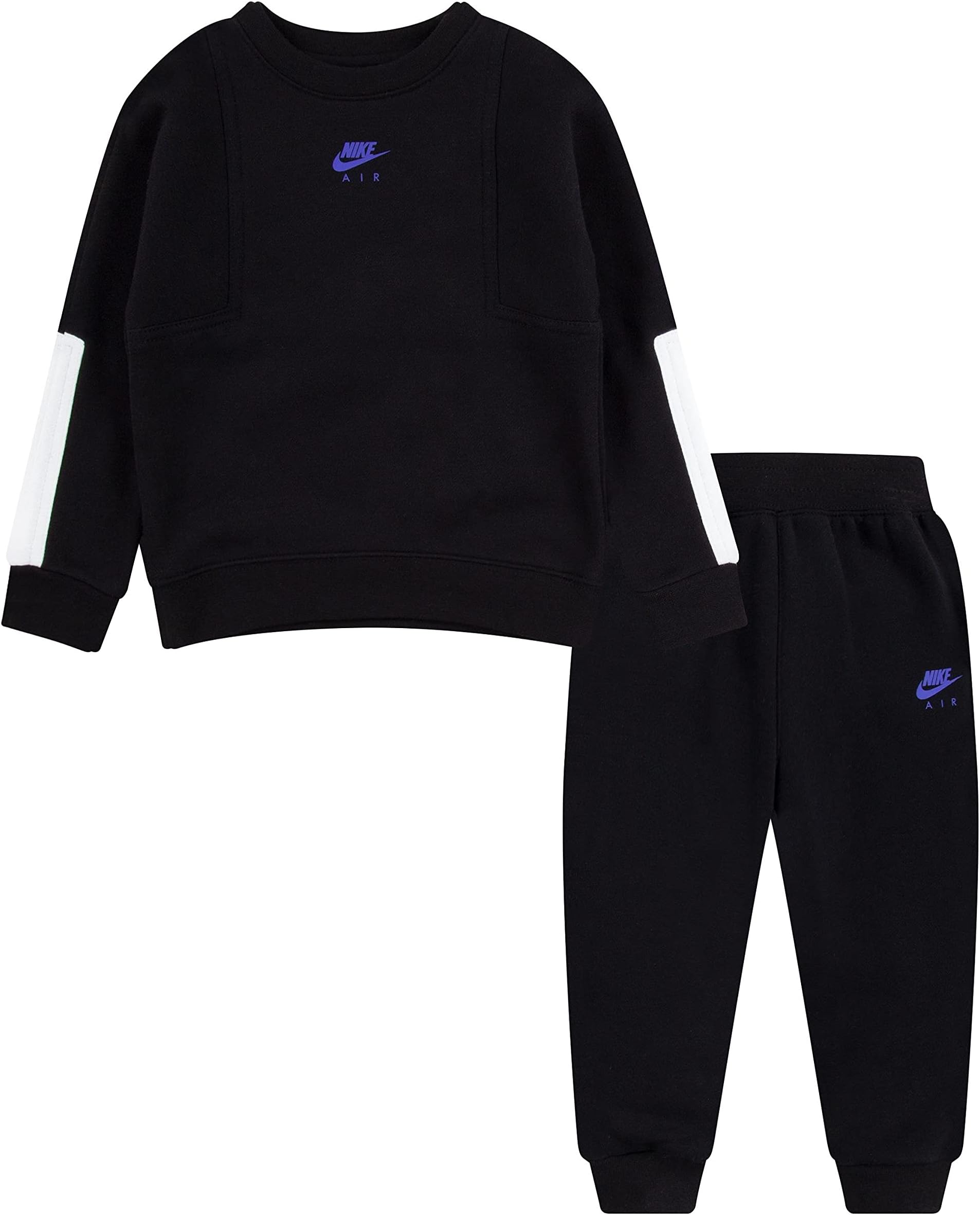 

Детский набор Nike Air Crew + Pants Set, черный