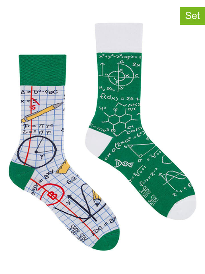

Носки Spox Sox 2er-Set: Socken, цвет Weiß/Grün