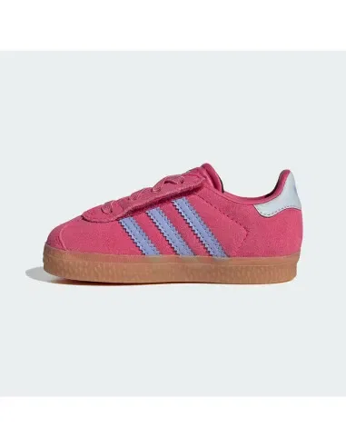 Кроссовки Gazelle, Adidas, шок-розовый/голубая искра/гало-голубой