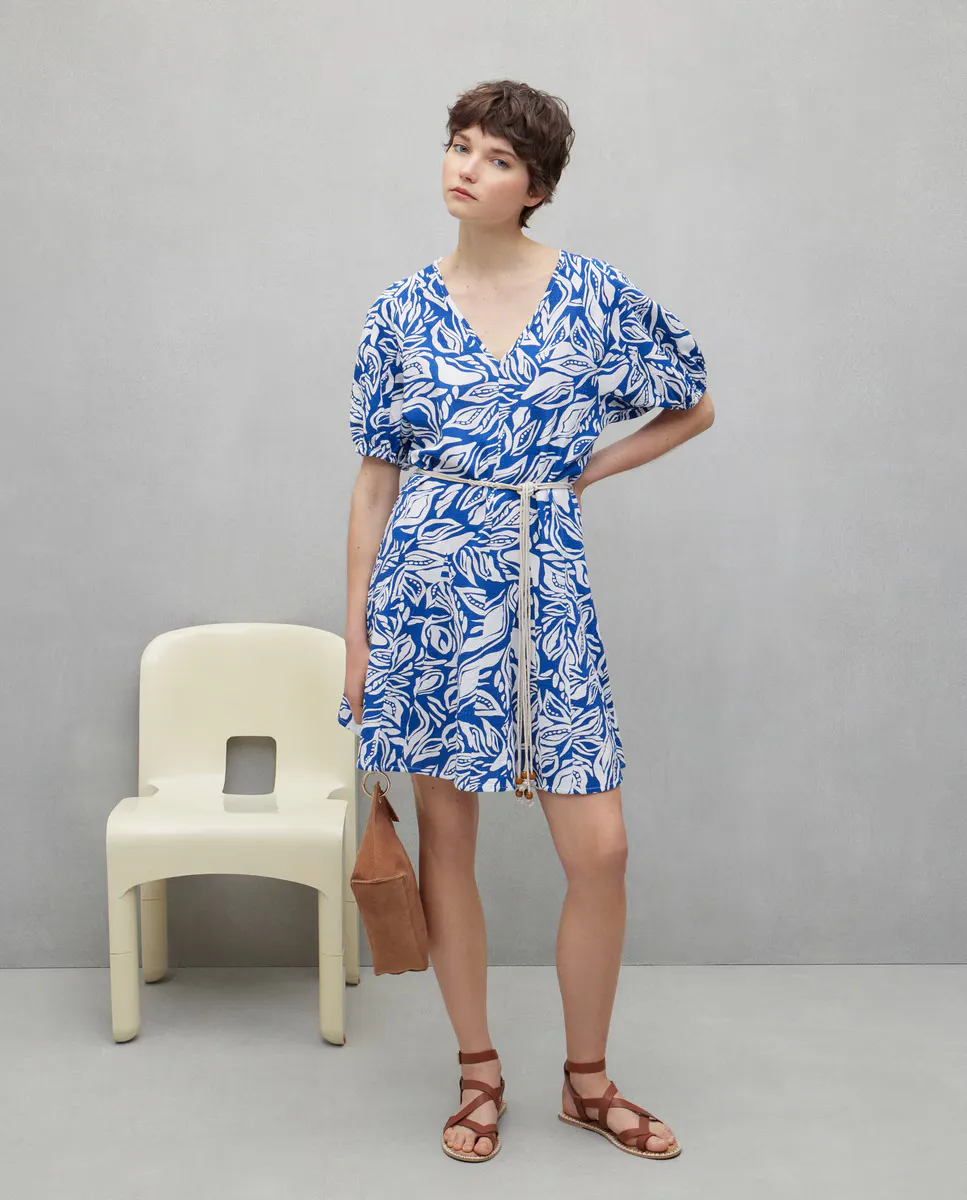 

Длинное платье-рубашка Easy Wear, синий