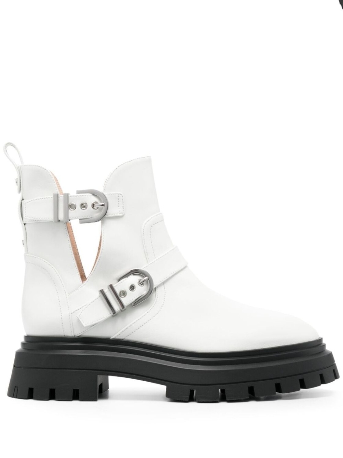 Stuart Weitzman ботинки Maverick Bedford, белый