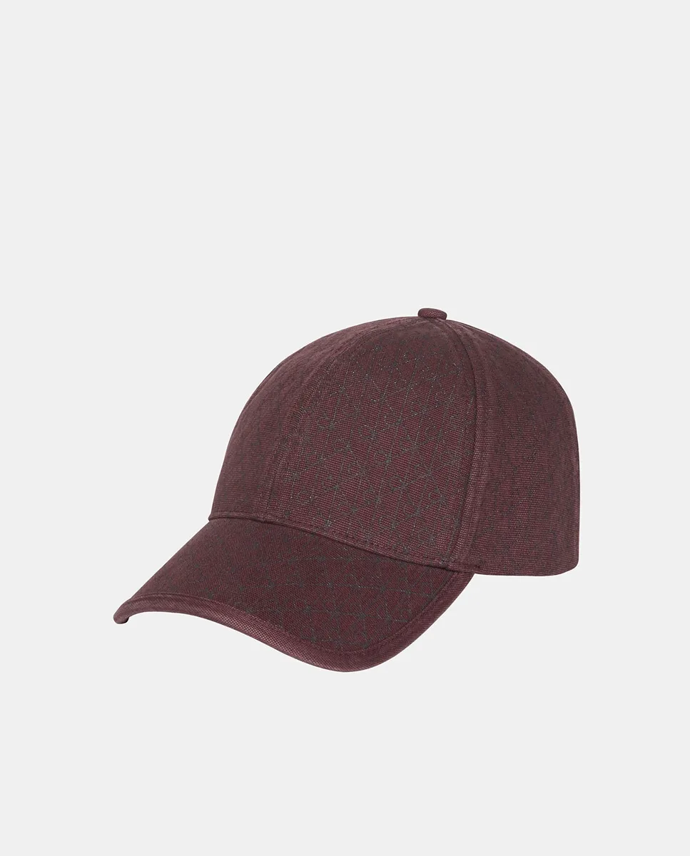 

Кепка с монограммным принтом Calvin Klein, бордовый