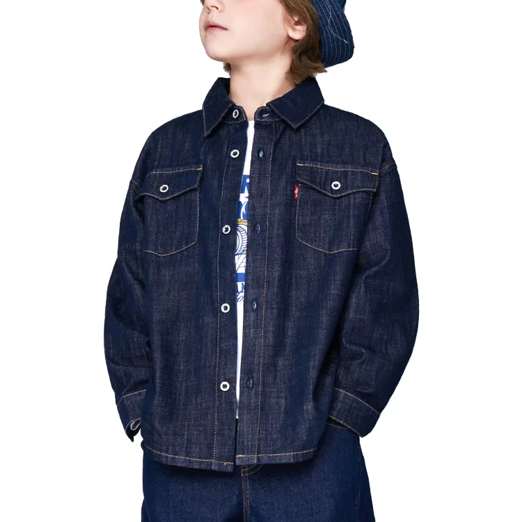 Джинсовая рубашка для детей Levis Starry Blue