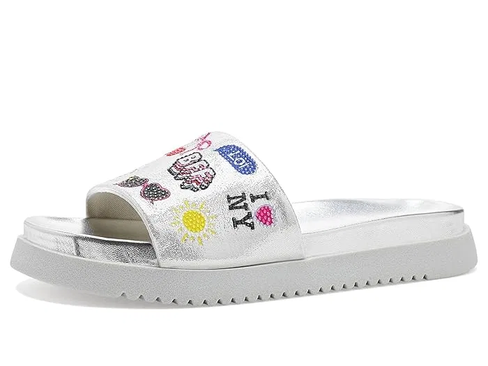Сандалии с вышивкой Fifii Steve Madden Kids, Silver