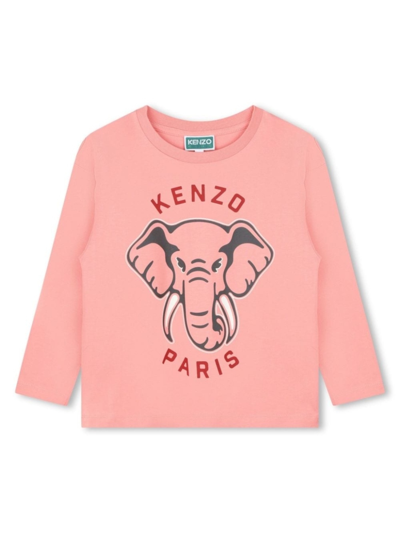 

Kenzo Kids толстовка Elephant Varsity Jungle, розовый