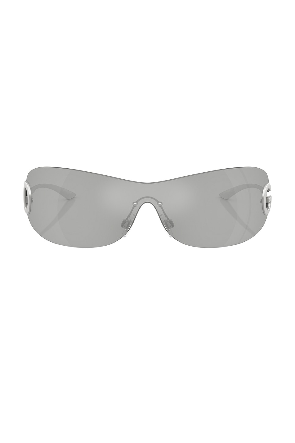 

Солнцезащитные очки shield Dolce & Gabbana, серебряный