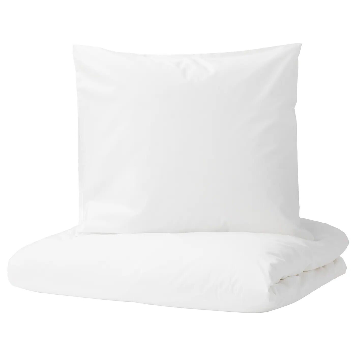 

Комплект постельного белья, 2 шт., белый, 155х220/80х80 см, DVALA IKEA