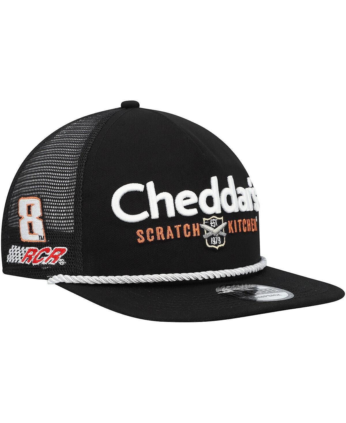 

Мужская черная кепка для гольфиста Kyle Busch Cheddar's Snapback New Era