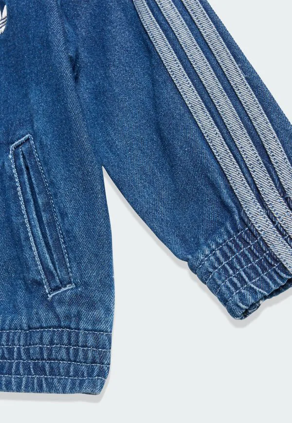 Джинсовая куртка "жар-птица-младенец" Adidas Originals, Medium Vintage Denim — фото 4