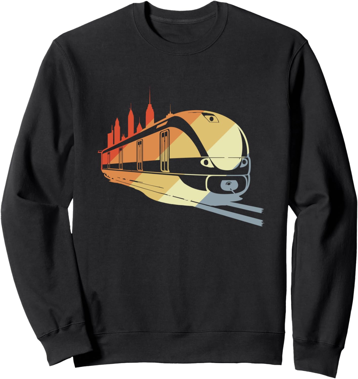 

Винтажная толстовка с рисунком железной дороги и изображением поезда Train Enthusiast Shirts And Gifts, черный