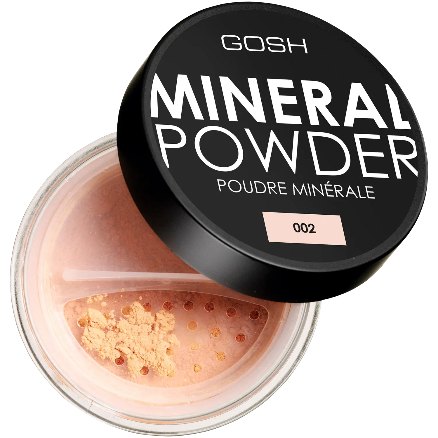 

Рассыпчатая пудра для лица слоновая кость 002 Gosh Mineral Powder, 8 гр