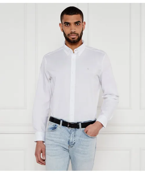 

Рубашка Оксфорд Classic fit Calvin Klein Jeans, белый
