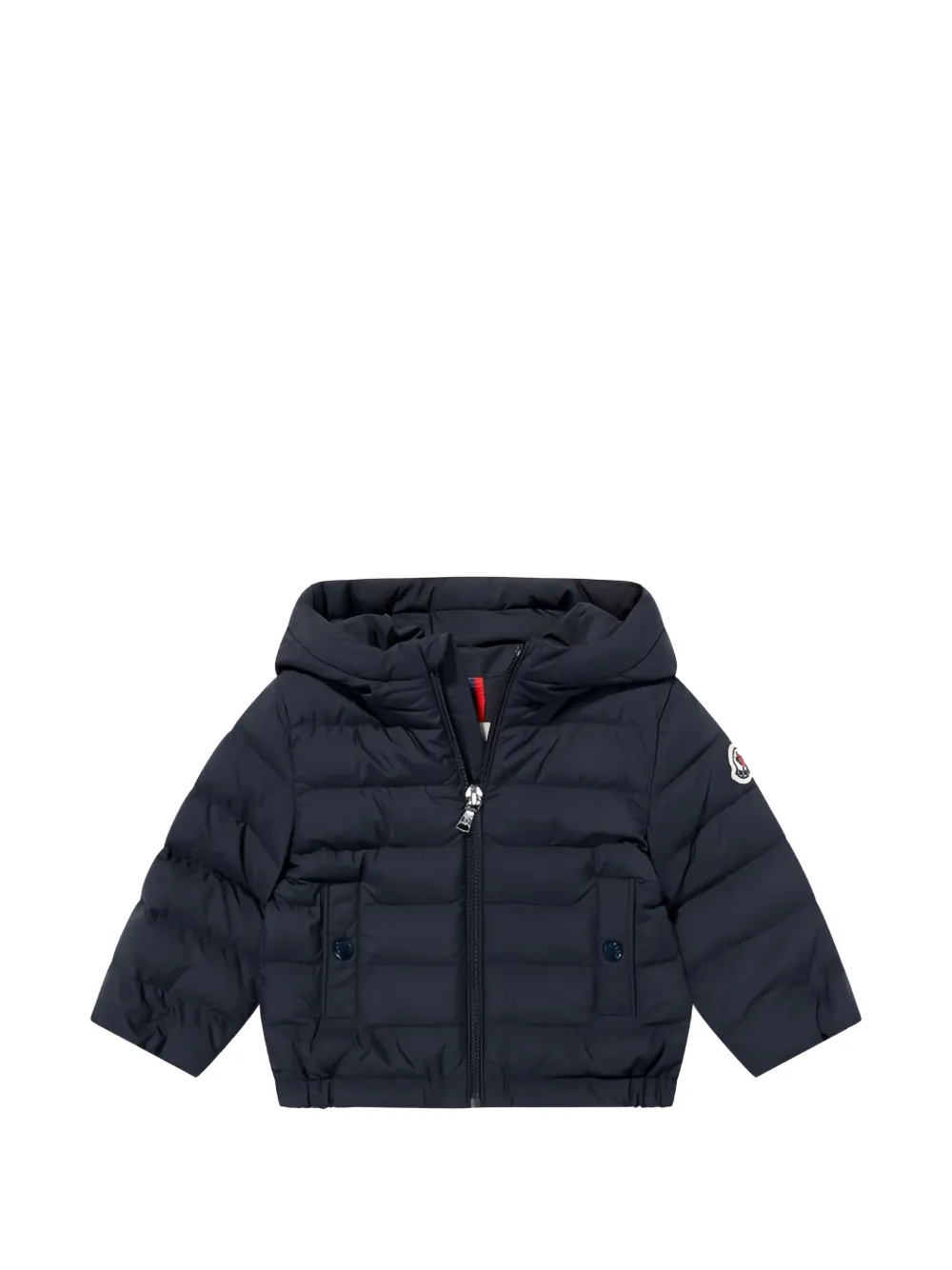 

Утепленная куртка с капюшоном Moncler Enfant, синий