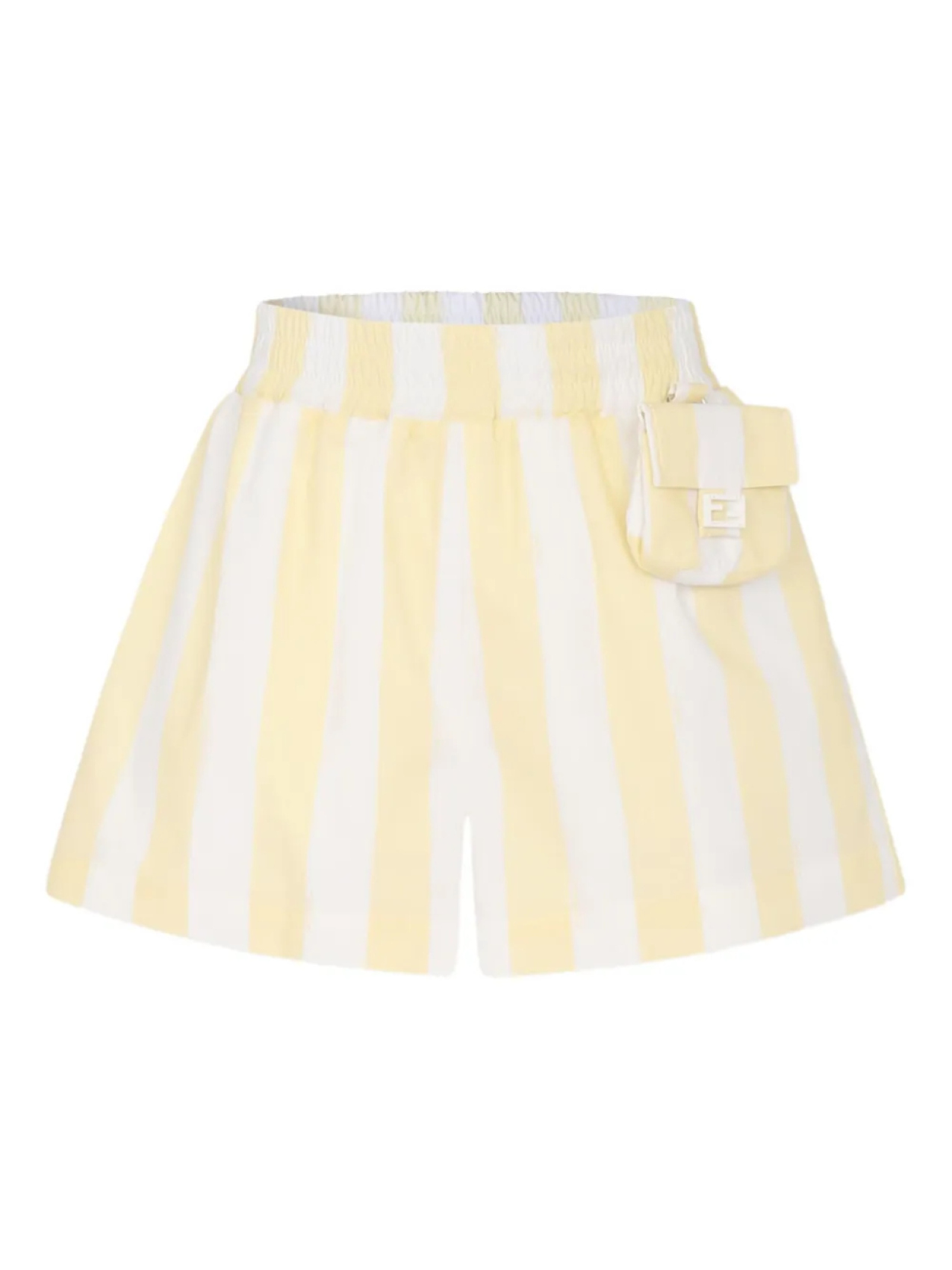 

Хлопковые шорты Fendi Kids, желтый
