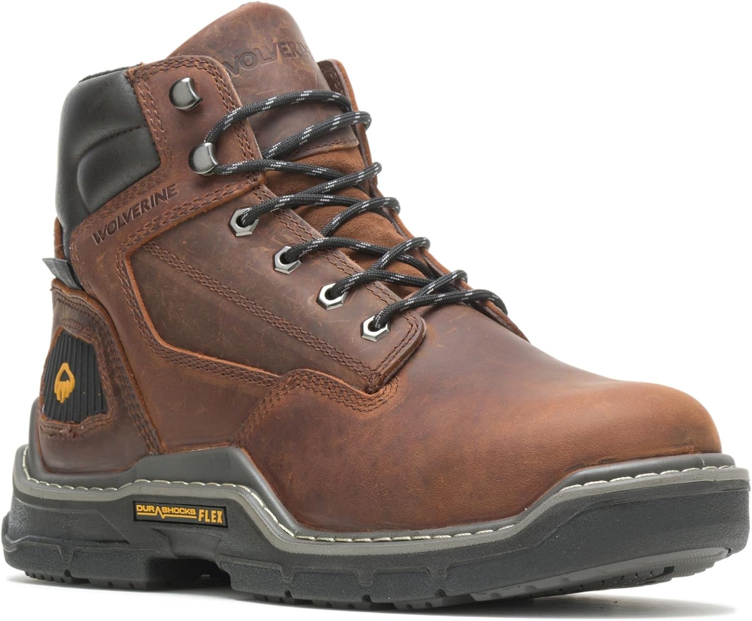 Мужские ботинки Wolverine Raider Durashocks с утеплителем и композитным носком, 15 см, Peanut — фото 2