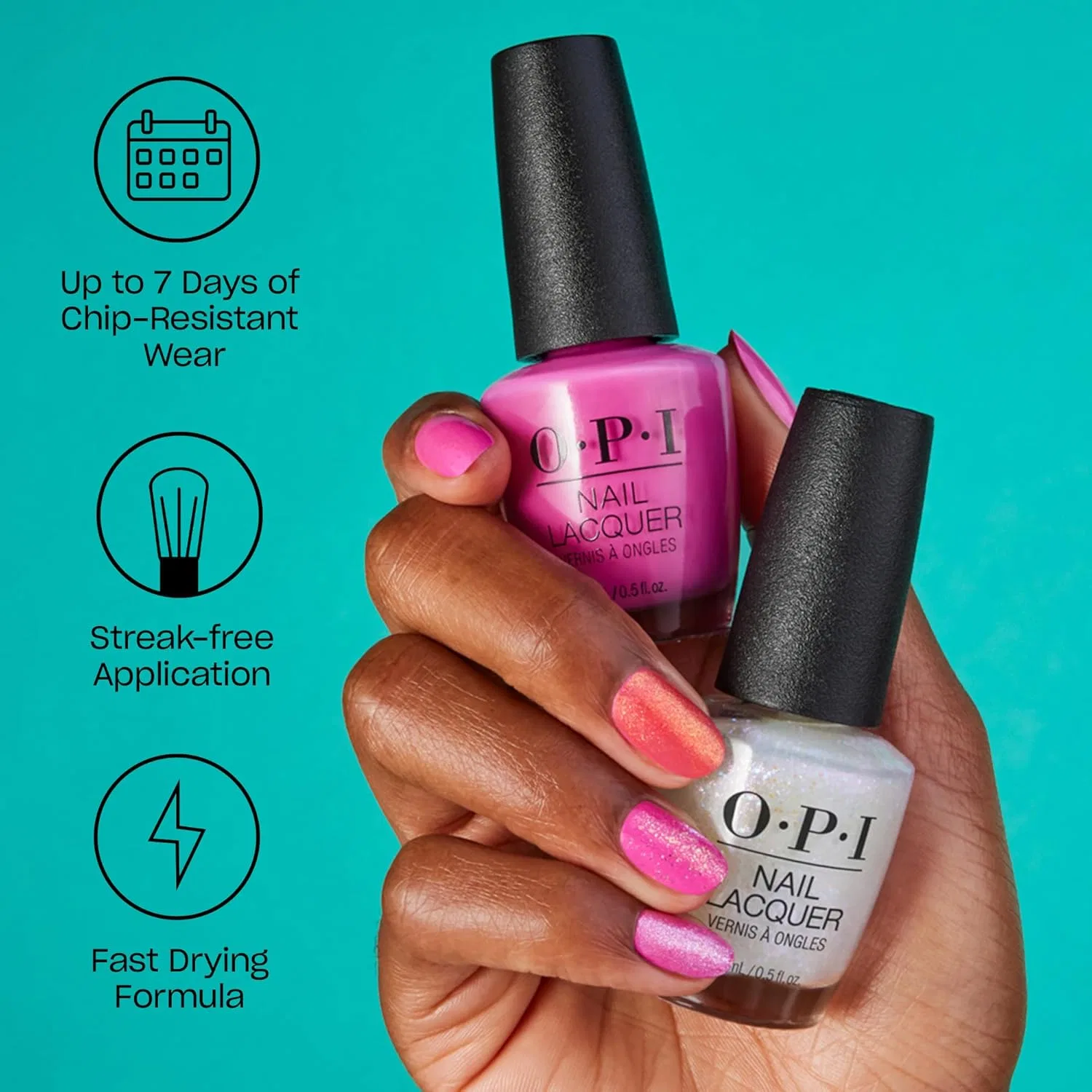 Черный лак для ногтей «Grunge Queen» от OPI Opi — фото 3