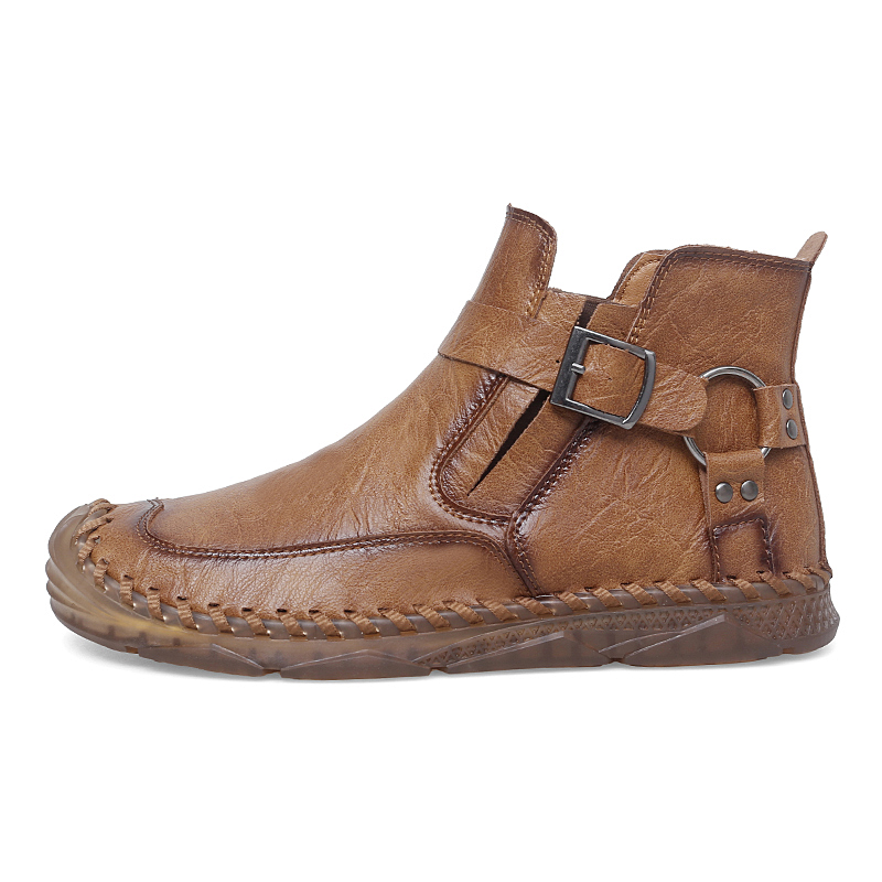 

Green feet Мужские полусапожки черные/светло-коричневые/темно-коричневые - светло-коричневые, цвет Light Brown