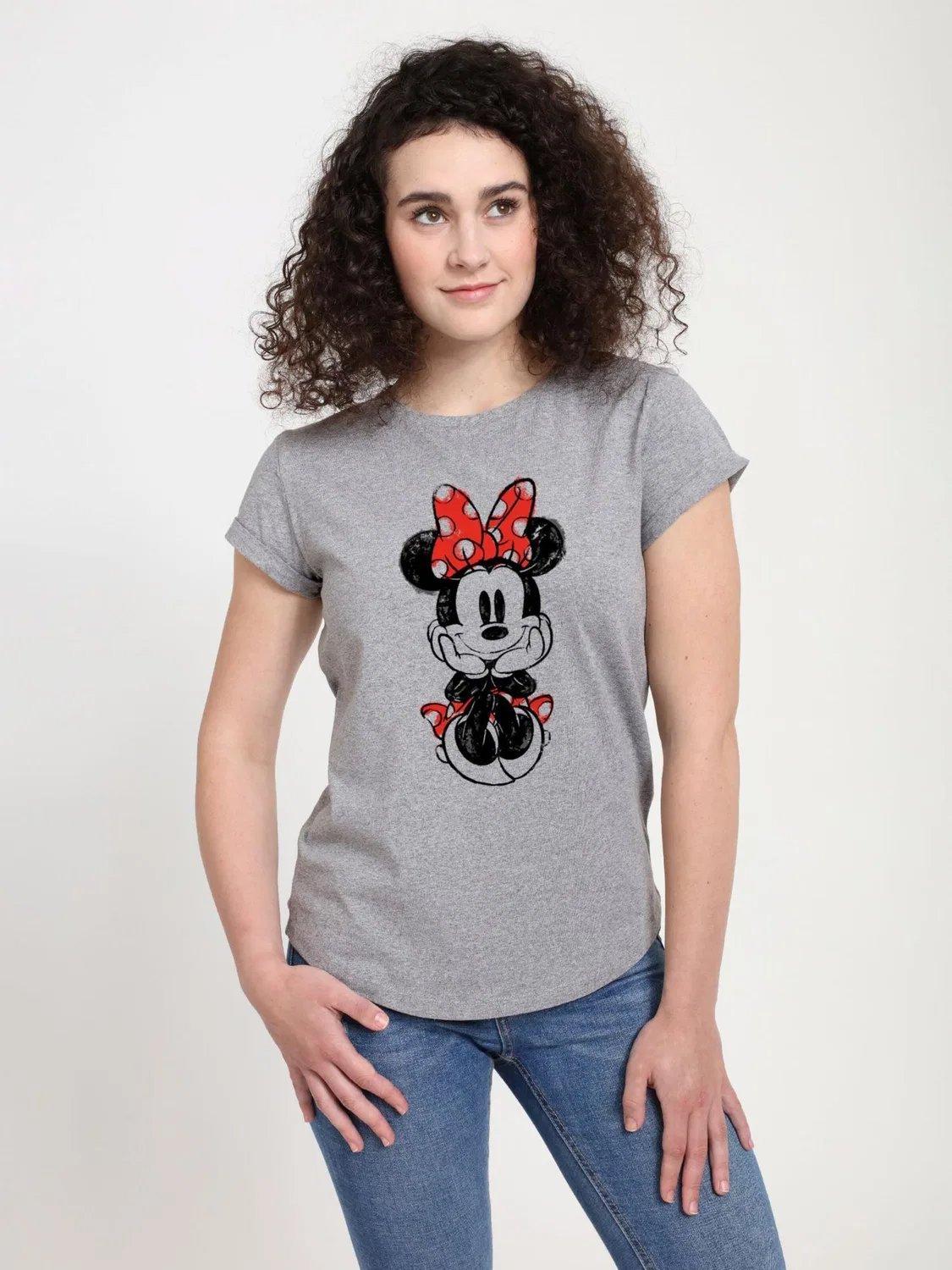 Футболка Disney светло-серого цвета