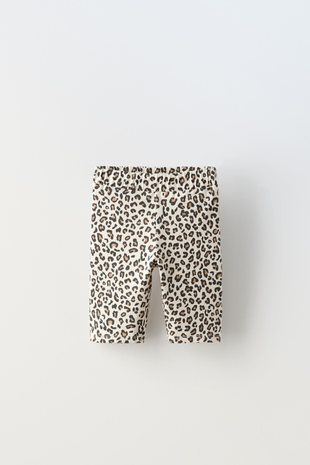 

Короткие леггинсы с животным принтом ZARA, цвет leopard