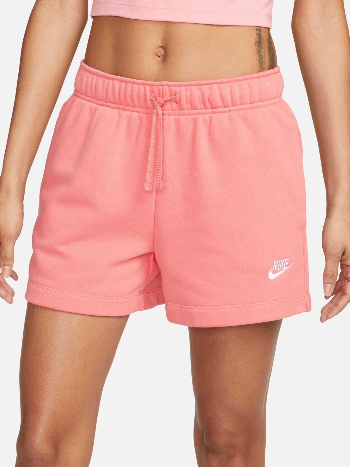 

Шорты Nike W NSW CLUB FLC MR, красный