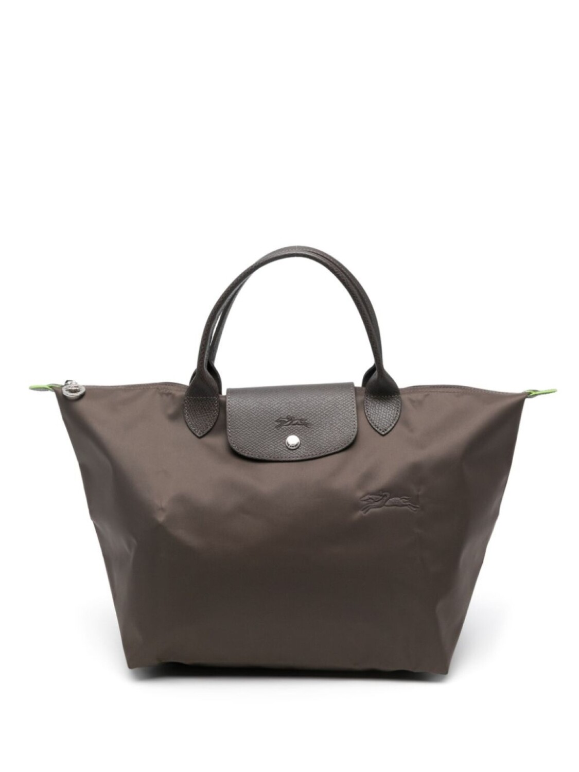 

Сумка-тоут Longchamp Le Pliage Green среднего размера, коричневый