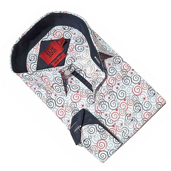 

Мужская рубашка Slim fit с контрастными пуговицами Elie Balleh