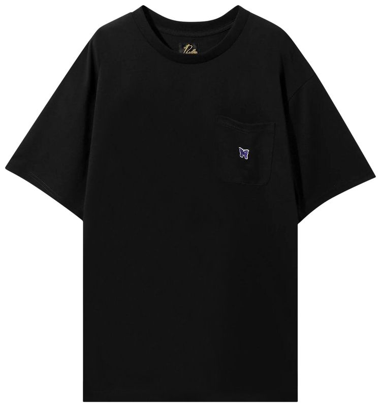 

Футболка Needles Short-Sleeve Crewneck Tee 'Black', черный