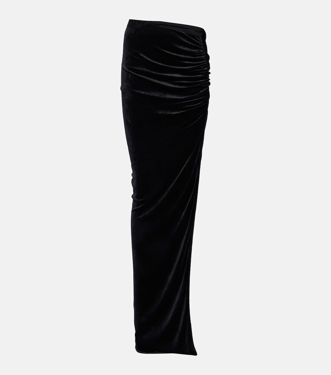 

Юбка макси lilies svita из джерси Rick Owens, черный