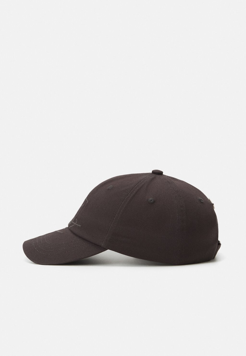 

Бейсболка EMBROIDERY UNISEX Han Kjøbenhavn, серый