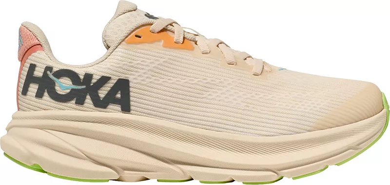 

Детские кроссовки Clifton 9 для начальной школы HOKA, цвет Vanilla