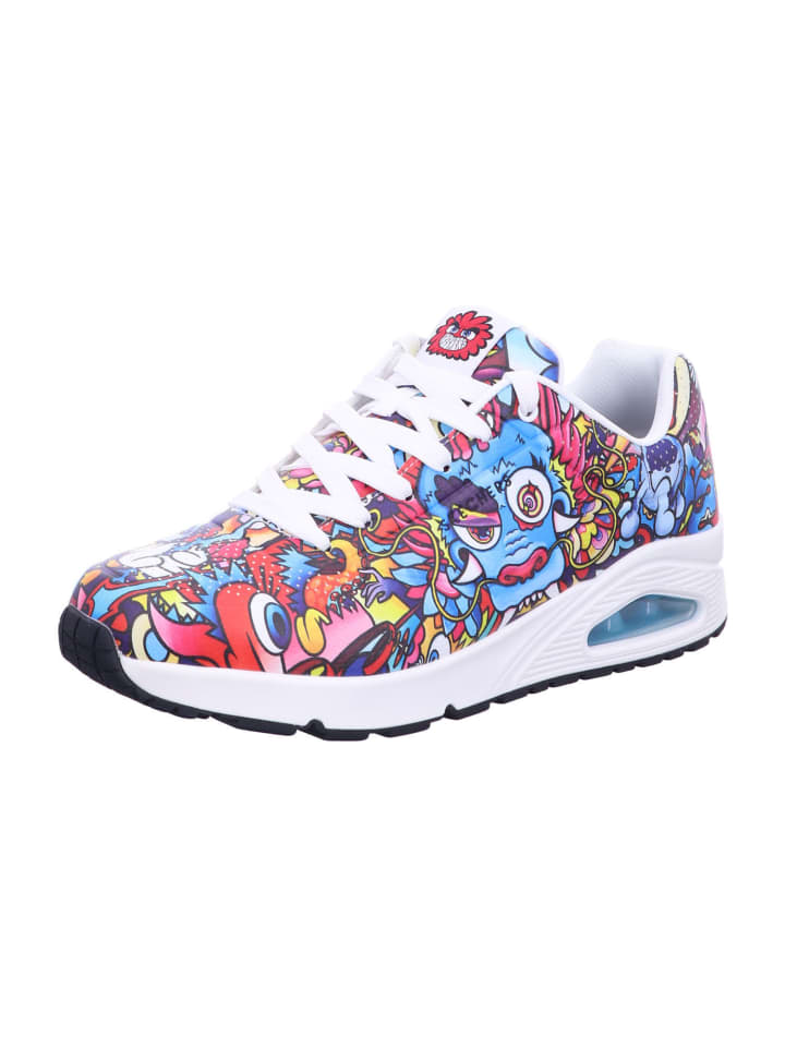

Кроссовки на шнуровке Skechers, красочный