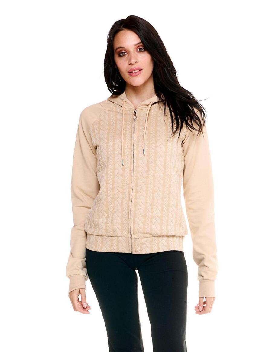 

LEONE 1947 APPAREL Женская толстовка с капюшоном Leone на молнии, серая