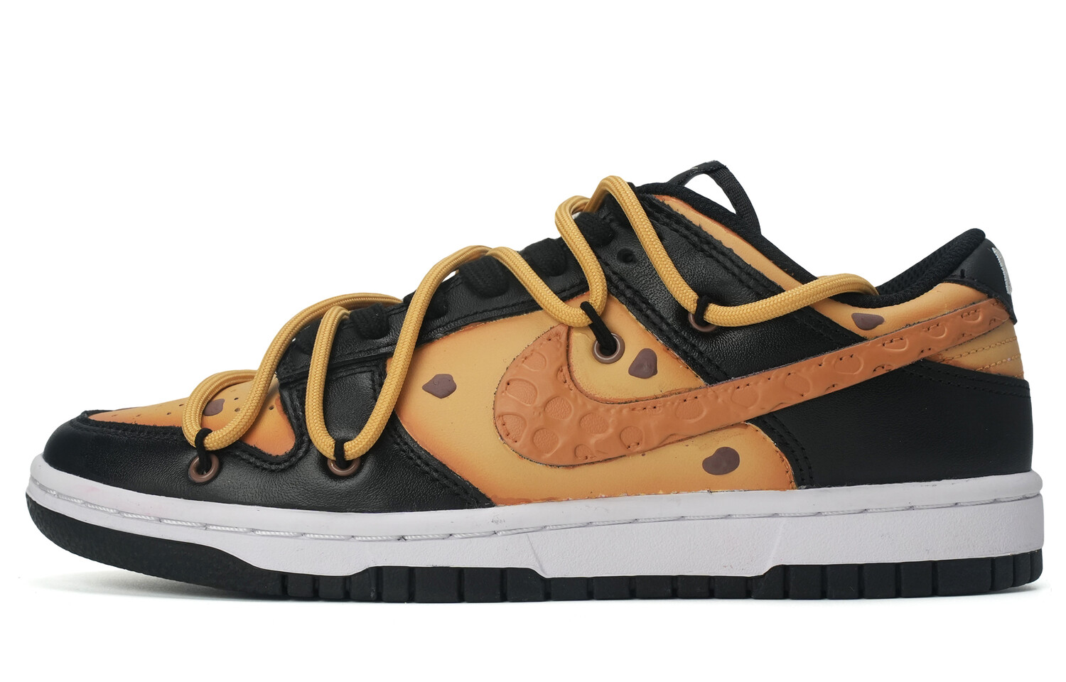 

Кроссовки Nike Dunk Skateboarding Shoes Women's Low-top Back/Brown, черный/коричневый