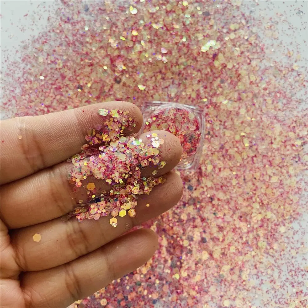Глиттер для ногтей NC09 Glitter Opal Sequins, 50 г Prettyg — фото 3