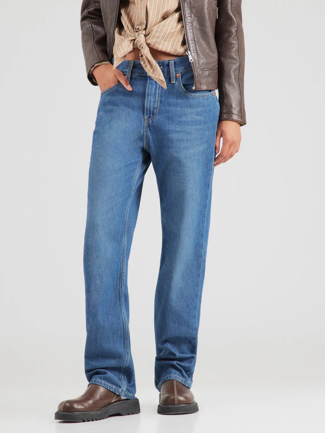 Джинсы свободного кроя Levi'S , Blue Denim — фото 2