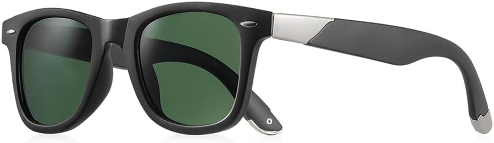 

Классические ретро-солнцезащитные очки квадратной формы для мужчин с металлическими заклепками, унисекс, для вождения, рыбалки, винтажные, с защитой от УФ-излучения UV400, прочные, модные, женские UJNHGQ, C3g15