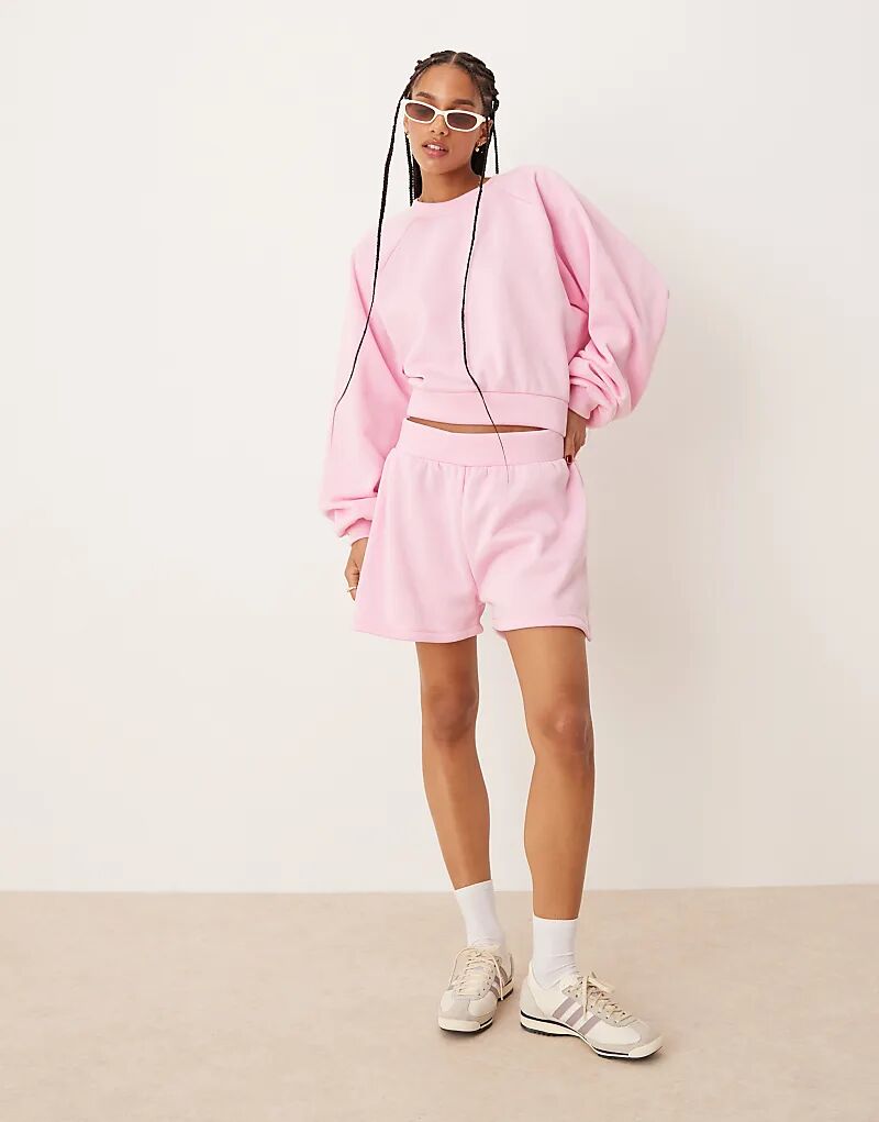 

Спортивные шорты ASOS DESIGN розового цвета