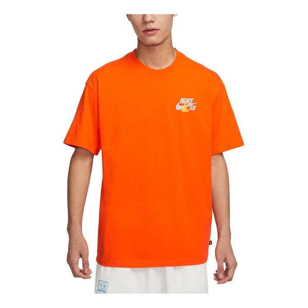 

Футболка sb graphic t shirt asia sizing Nike, оранжевый