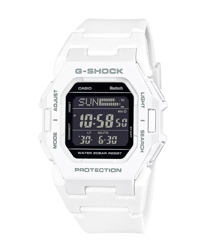 

Мужские цифровые часы с белым корпусом из смолы, 46.3 мм, GDB500-7 G-Shock