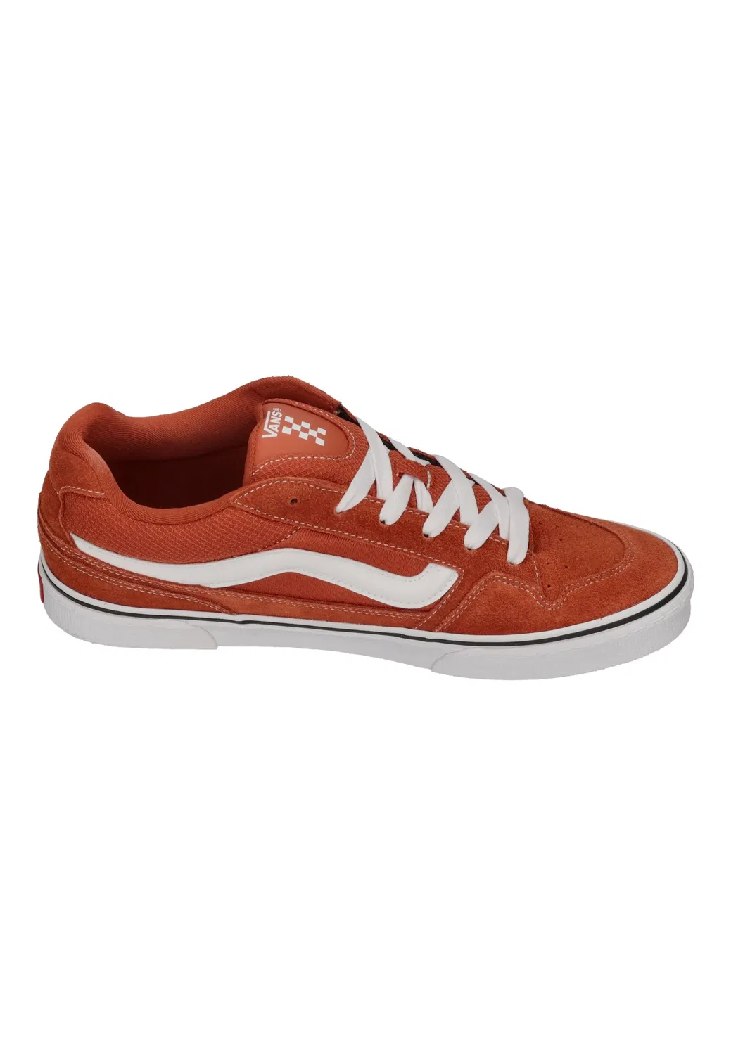 Кроссовки низкие, замша и сетка, Vans, оранжевый — фото 4