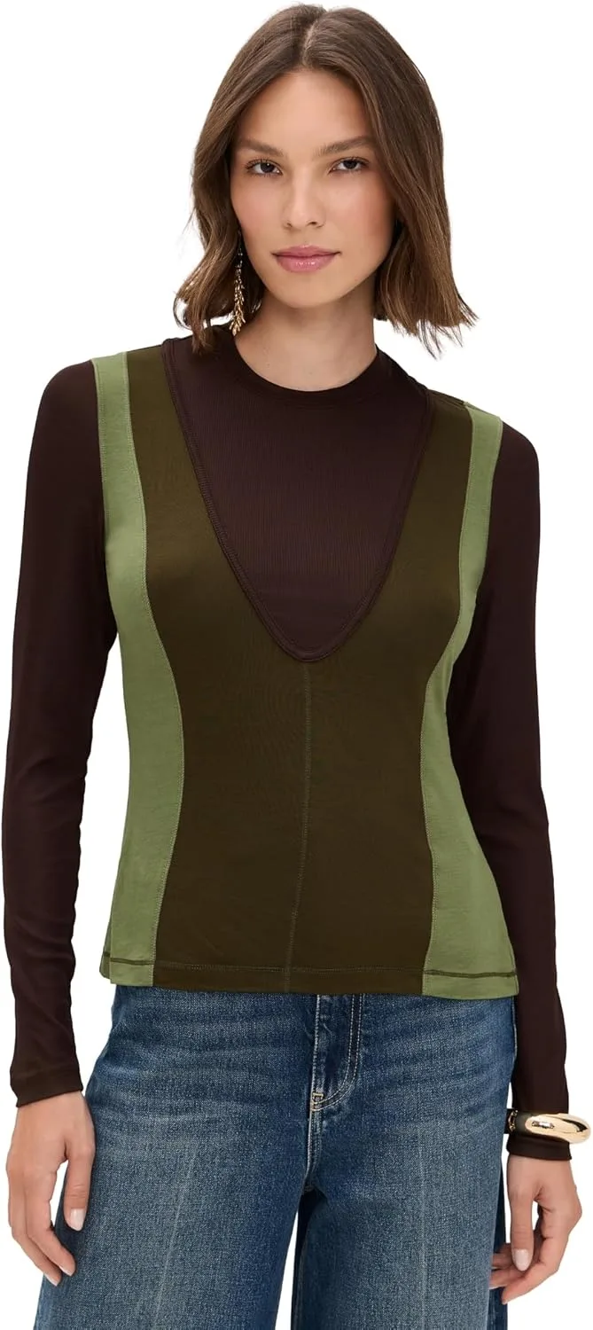 

Ulla Johnson Women's Annete Jersey Long Sleeve Top