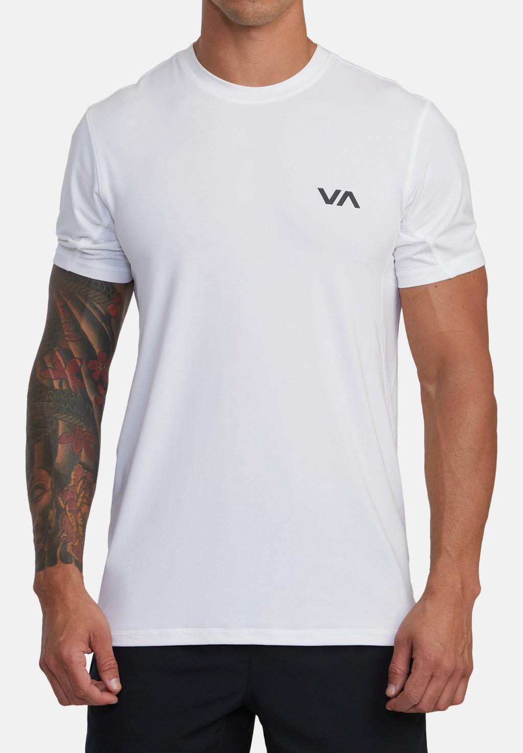 

Футболка с принтом MANCHES COURTES RVCA, белый