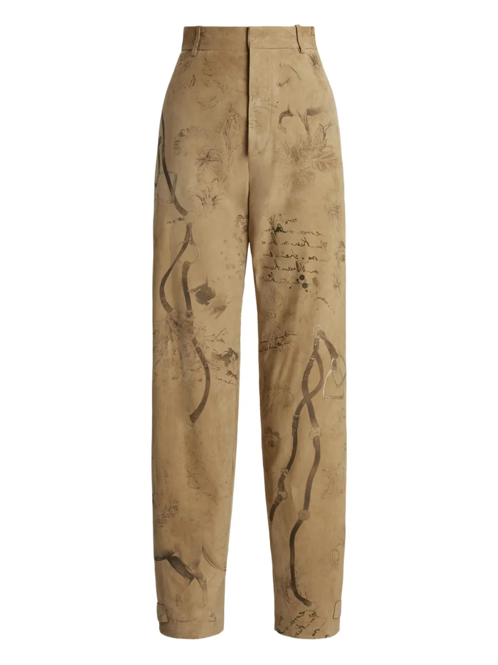 

Брюки Fallon Ralph Lauren Collection, желтый