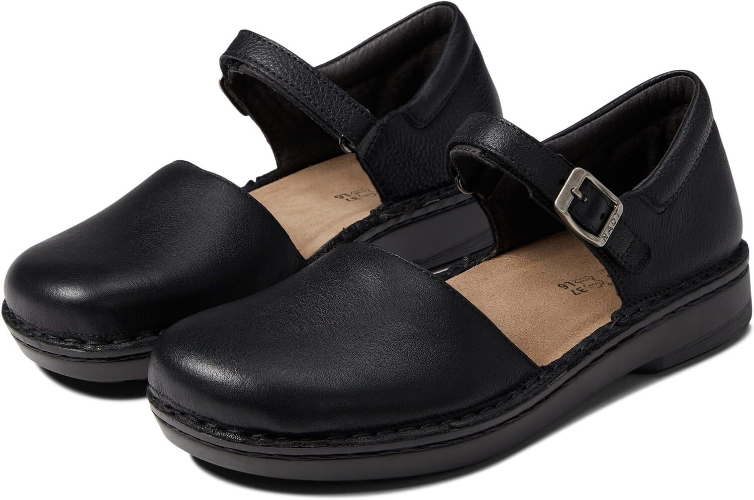 

Балетки Catania Naot, цвет Soft Black Leather