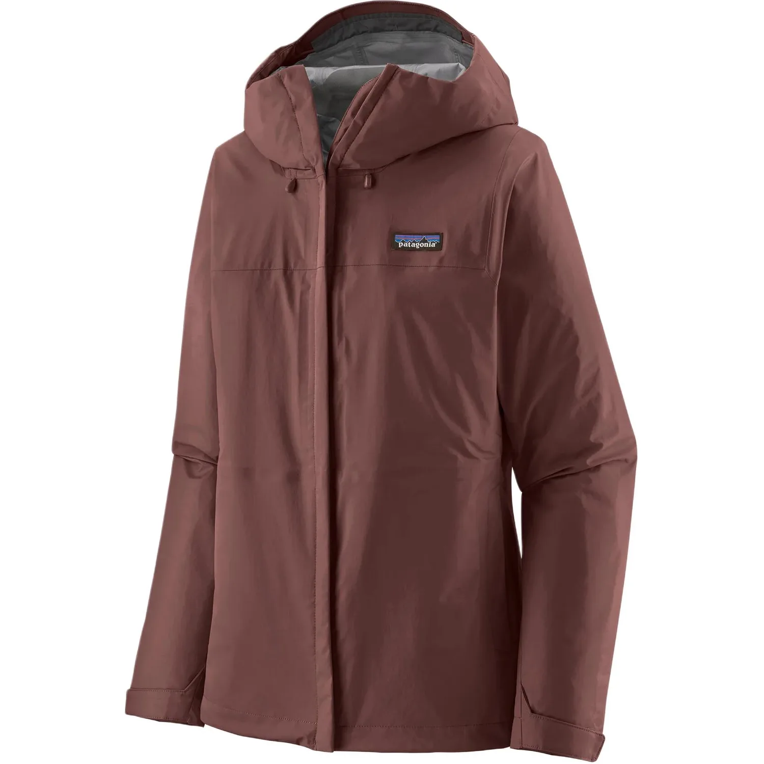 Худи-бомбер с лого-патчем Patagonia, Deep Gemstone Red/DAK